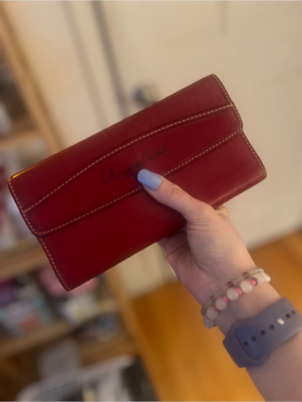 Dooney & Bourke Red Leather Wallet - Picture 17 of 17